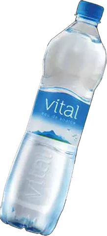 A bottle of mineral water